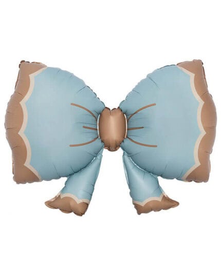 Бант, Голубой, Сатин